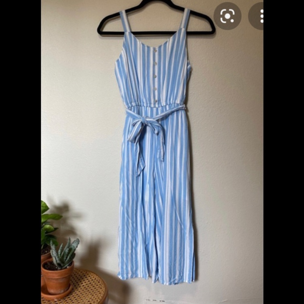 Blue and White jumpsuit